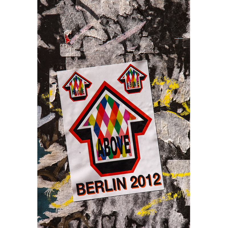 Affiche, quartier des Halles, Paris, France, 2013