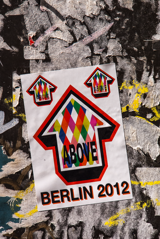 Affiche, quartier des Halles, Paris, France, 2013